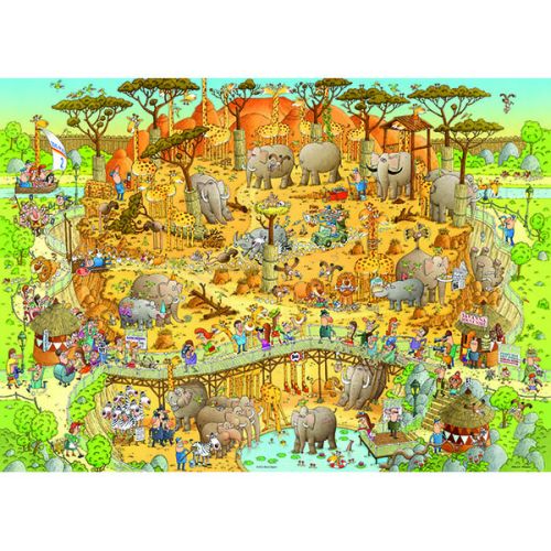 Casse-tête 1000 Funky zoo Afrique