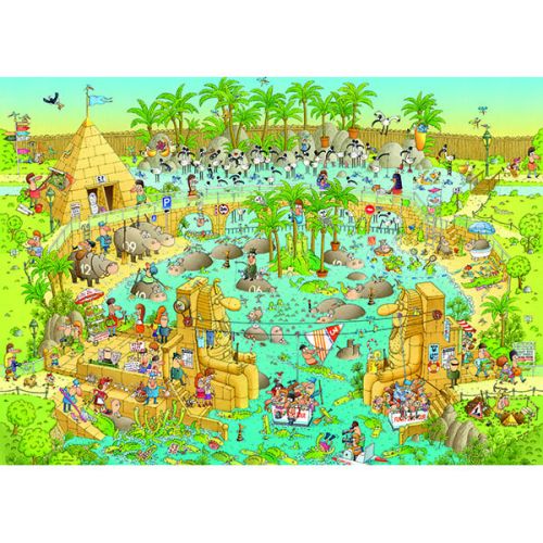 Casse-tête 1000 Funky zoo Nile