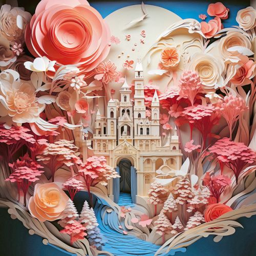 Casse-tête 1000 Maquette de papier château
