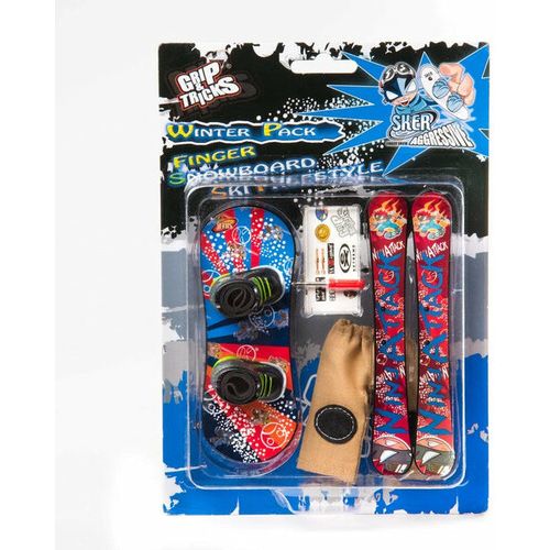 Winter pack rouge planche Snowboard pour doigts Grip & Tricks