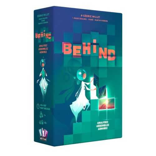 Behind