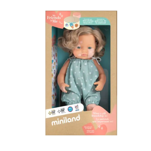 Miniland fille avec vitiligo
