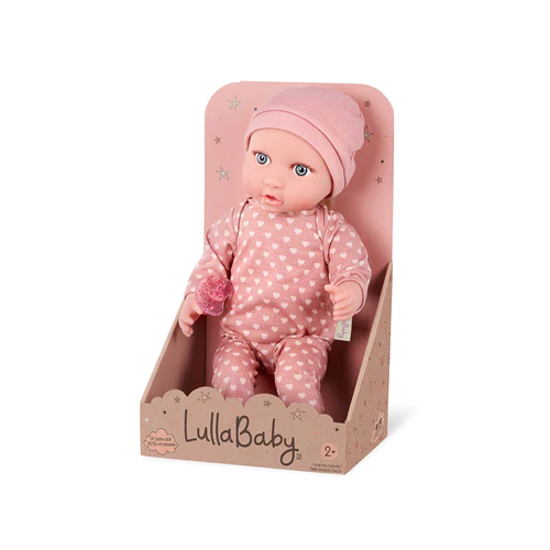 Lullababy - Poupée pyjama & chapeau rose
