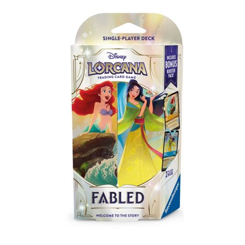 Lorcana Fabled deck B: Ariel & Mulan - starter Amber / Sapphire