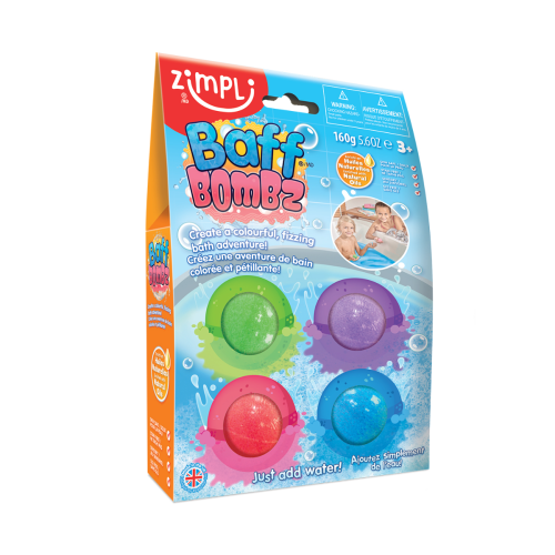 Zimpli - Baff Bombs paquet de 4 balles