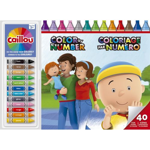 Caillou 3D - Coloriage par numéros