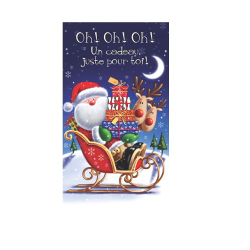 Carte de Noël OH ! OH! OH! #20126 pour tous les âges