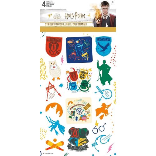 Feuille d'autocollant Harry Potter: Poudlard