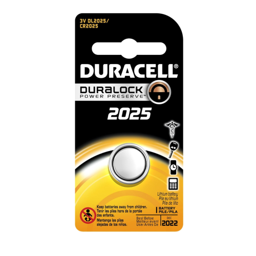 Pile Duracell 2525 (CR2025)