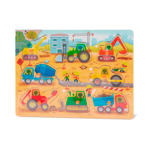 Casse-tête B. Woody peg Camions