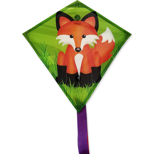 Cerf-volant Renard 12 Losange (assortiment/à l'unité)