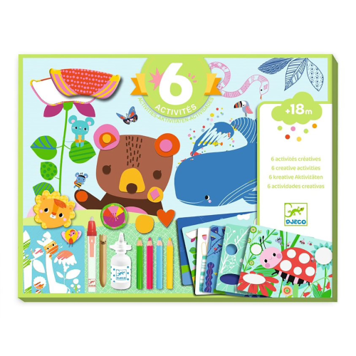 Coffret activité / La souris et ses amis : livres à colorier & bricoler