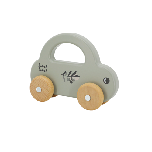 Label Label - Petite voiture - Vert Olive