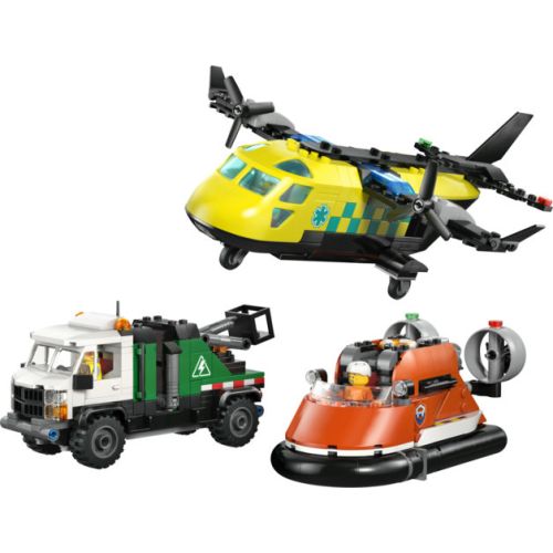 Avion, camion d’assistance et aéroglisseur à combiner