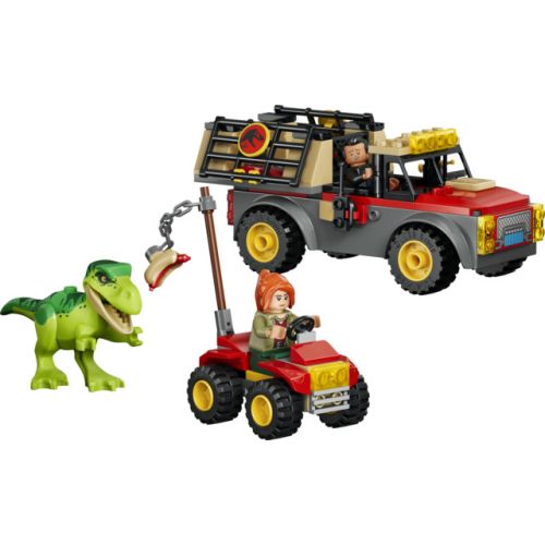 Le camion de transport du jeune T. rex