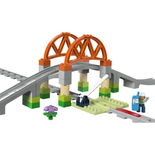 Ensemble d'extension Pont et rails de train