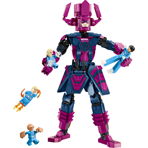 Les Quatre Fantastiques contre la figurine à construire de Galactus