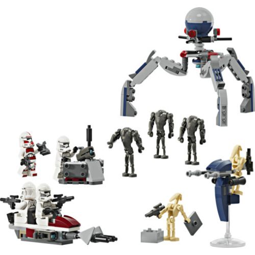 Ensemble de combat Clone Trooper™ et droïdes de combat
