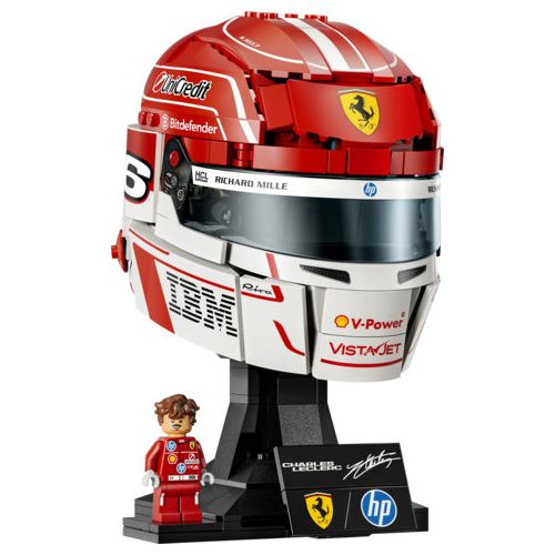 Le casque Scuderia Ferrari HP de Charles Leclerc