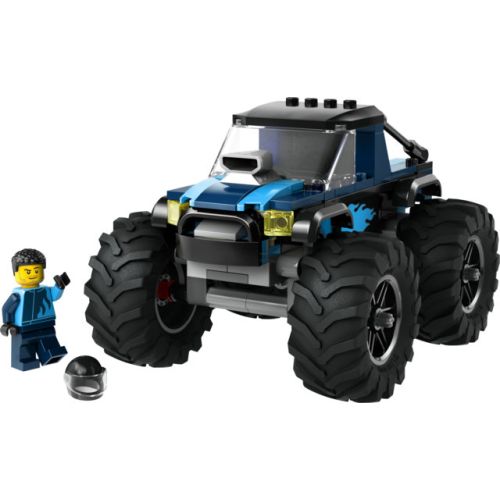 Le camion monstre bleu