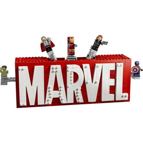 Logo et figurines MARVEL