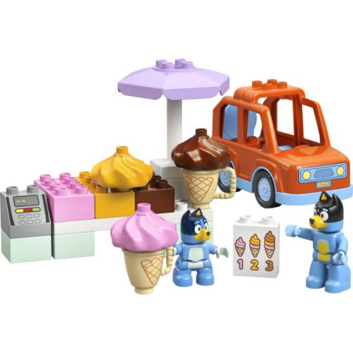 La visite au comptoir de crème glacée avec Bluey