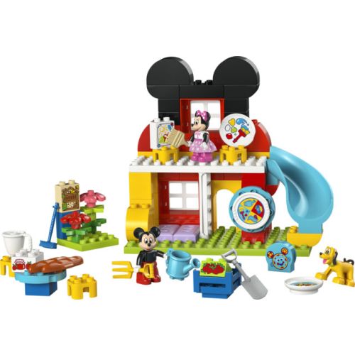 La maison de Mickey avec Minnie et Pluto