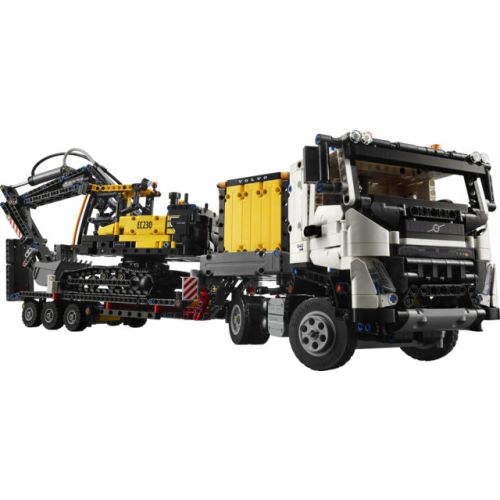 Le camion Volvo FMX et l’excavatrice électrique EC230