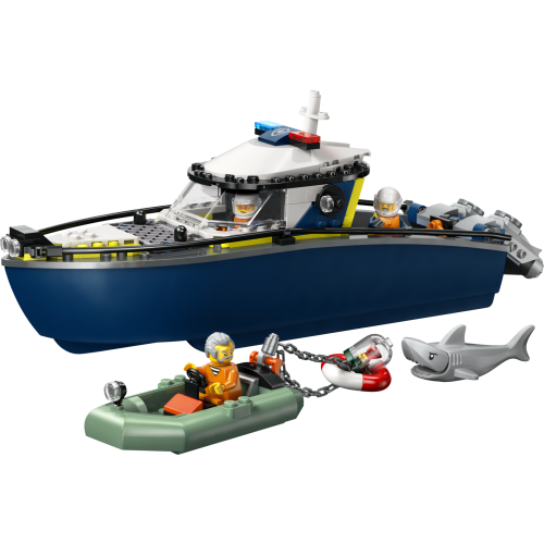 La poursuite en bateau de police