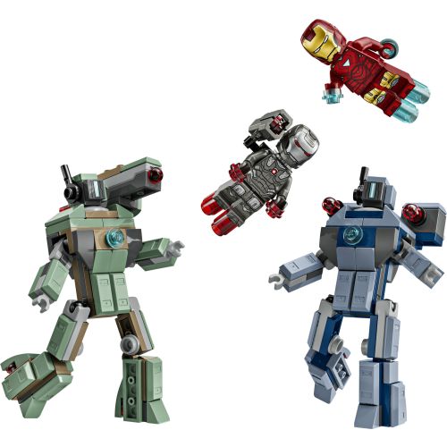 Iron Man et War Machine contre les Hammer Drones