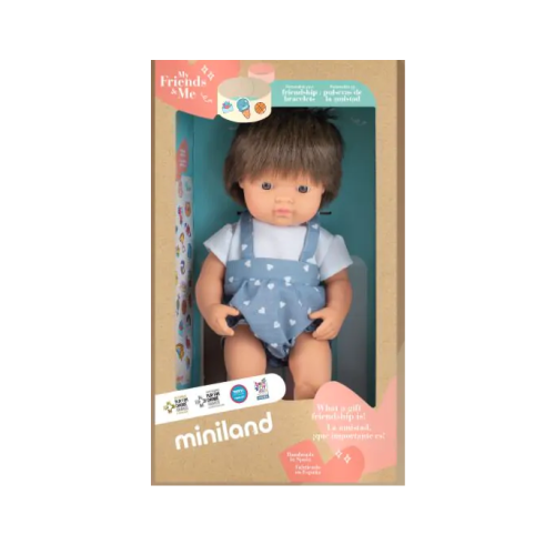 Miniland garçon cheveux brun