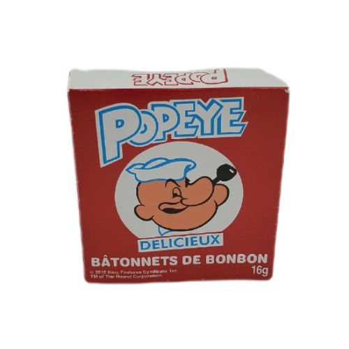 boite BÂTONNET DE BONBON POPEYE