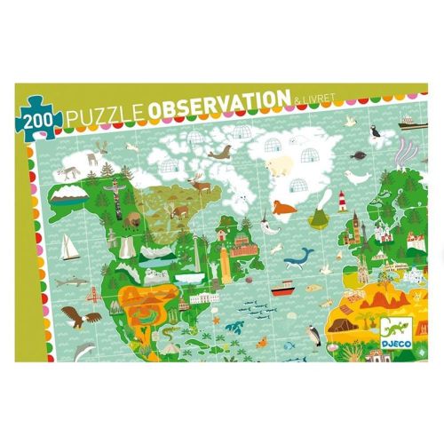 Casse-tête observation 200 Le tour du monde