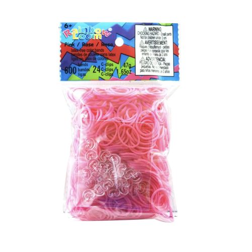 Rainbow Loom Élastiques - Rose