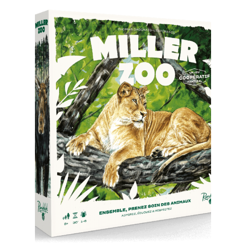 boite Jeu Miller Zoo - FR : Un jeu coopératif évolutif!