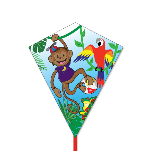 Cerf-volant singe 25 losange
