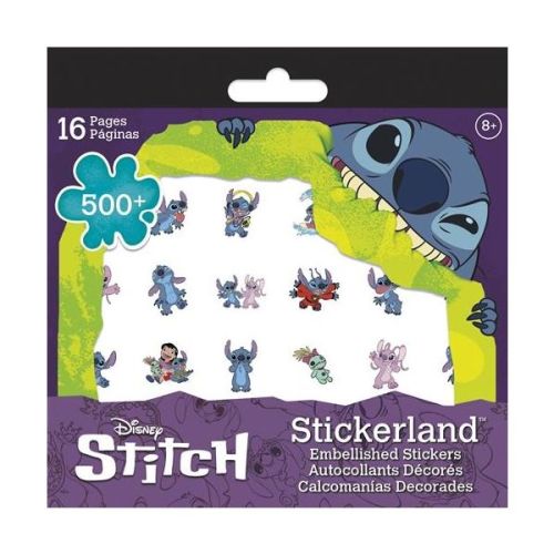 Carnet d'autocollant (16pages) Stitch