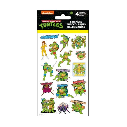 Feuille d'autocollant TMNT 90s