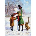 Peinture à numéro Les joies de l'hiver