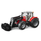 Tracteur Massey Fergusson 7600 avec pelle de Bruder