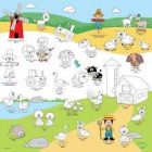 Nappe a colorier Ferme
