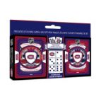Ensemble Canadiens de Montréal - 2 jeux de cartes et 6 dés
