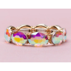 Boutique chic Bracelet Aurora boréalis gem