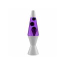 Lava lamp 14.5" mauve/bulle mauve