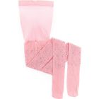 Collant rose pâle strass