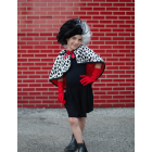 Ella De Vil Cape, Gloves & Wig, Size 4-6