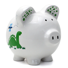 Banque Cochon Dinosaures