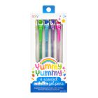 Stylos gel métalliques parfumés (6)