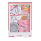 Corolle 12” Ensemble d'accessoires rose