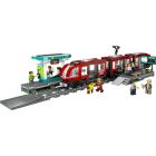 Le tramway et la gare du centre-ville